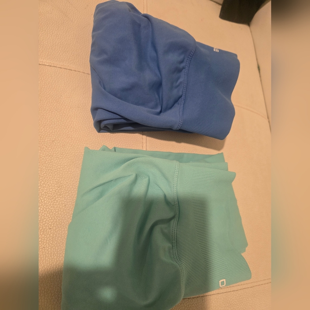 Blue and Green Dfyne Leggings